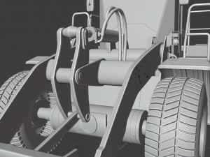 John Deere 744k Loader 3D Model