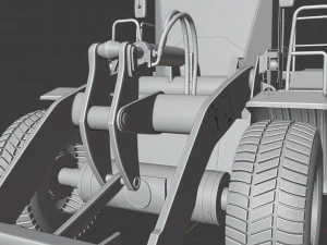 John Deere 744k Loader 3D Model