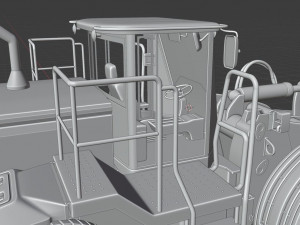 John Deere 744k Loader 3D Model