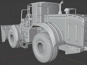 John Deere 744k Loader 3D Model