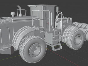 John Deere 744k Loader 3D Model
