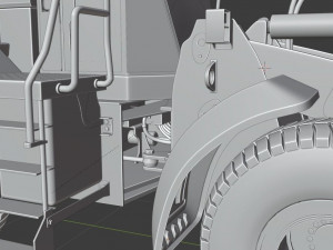 John Deere 744k Loader 3D Model