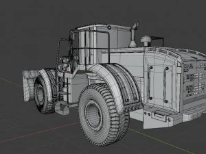 John Deere 744k Loader 3D Model