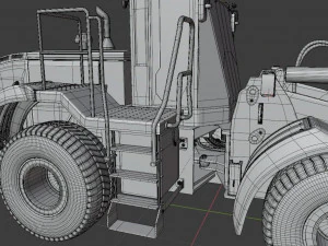 John Deere 744k Loader 3D Model