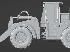 John Deere 744k Loader 3D Model