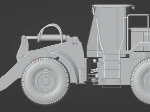 John Deere 744k Loader 3D Model