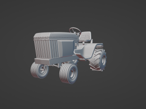 3d Printable John Deere 430 Lawn Tractor 3D Print Model