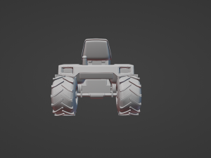 3d Printable John Deere 430 Lawn Tractor Modèles 3D en vedette