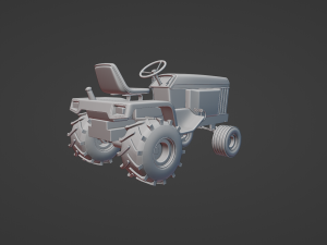 3d Printable John Deere 430 Lawn Tractor Modèles 3D en vedette