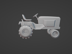 3d Printable John Deere 430 Lawn Tractor Modèles 3D en vedette