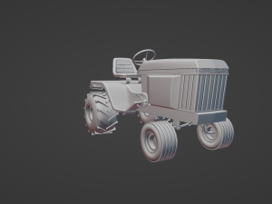 3d Printable John Deere 430 Lawn Tractor Modèles 3D en vedette