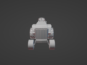 3d Printable John Deere 430 Lawn Tractor Modèles 3D en vedette