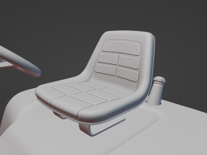 3d Printable John Deere 430 Lawn Tractor Modèles 3D en vedette