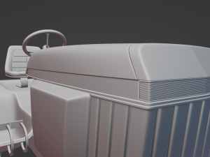 3d Printable John Deere 430 Lawn Tractor Modèles 3D en vedette