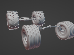 3d Printable John Deere 430 Lawn Tractor Modèles 3D en vedette