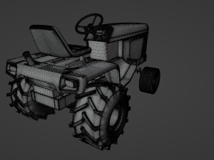 3d Printable John Deere 430 Lawn Tractor Modèles 3D en vedette