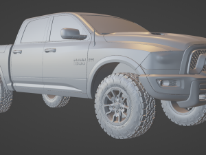 Ram Rebel 2015 Model 3D