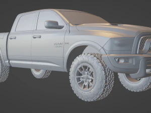 Ram Rebel 2015 3D Model
