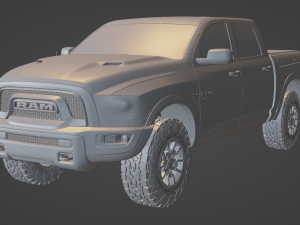 Ram Rebel 2015 Model 3D