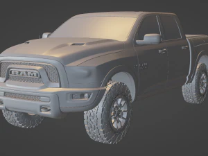 Ram Rebel 2015 3D Model