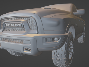 Ram Rebel 2015 Model 3D