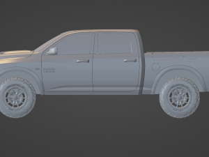 Ram Rebel 2015 Model 3D