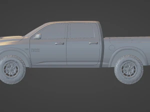 Ram Rebel 2015 3D Model