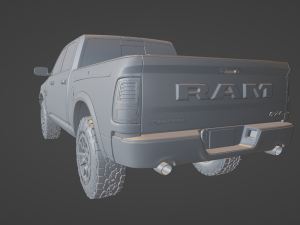 Ram Rebel 2015 Model 3D