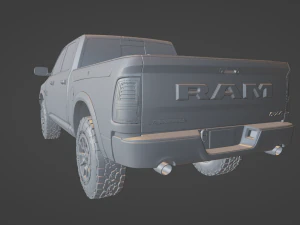 Ram Rebel 2015 3D Model