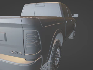 Ram Rebel 2015 3D Model