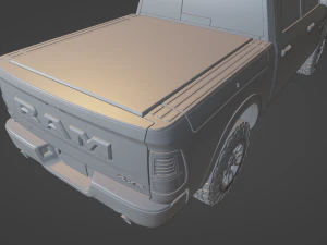 Ram Rebel 2015 3D Model