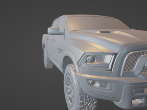 Ram Rebel 2015 Model 3D