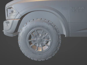 Ram Rebel 2015 3D Model