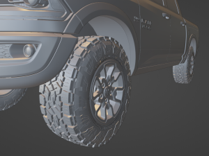 Ram Rebel 2015 Model 3D