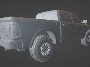 Ram Rebel 2015 Model 3D