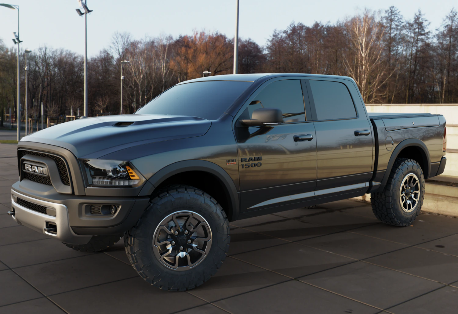 Ram Rebel 2015 3D Model .c4d .max .obj .3ds .fbx .stl .blend 