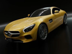 mercedes amg gt s 2016 3dmodel free 3D Model