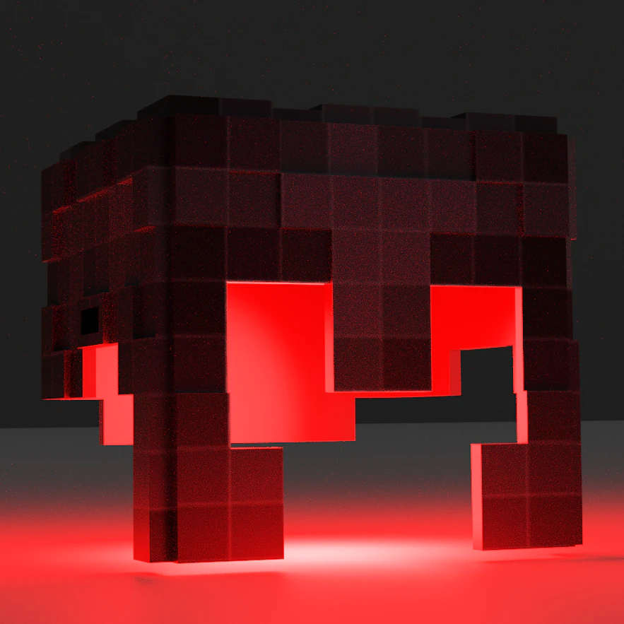 minecraft netherite helm 3D Print Model .c4d .max .obj .3ds .fbx .stl .blend 