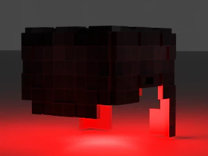 minecraft netherite helm 3D Print Model