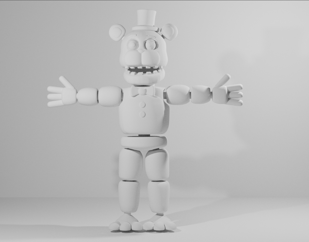 freddy fazbear statuette Modelo de Impressão 3D in Outro 3DExport