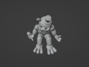 Golden Freddy 3Dプリントモデル