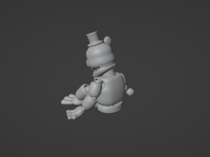 Golden Freddy 3Dプリントモデル