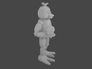 Chica 3D Print Model