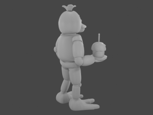 Chica 3D Print Model