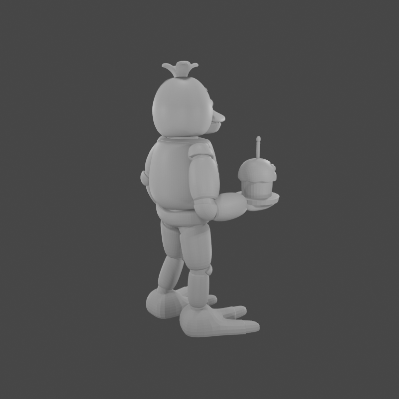 STL file Nightmare Chica 🤖・3D printer model to download・Cults