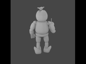 Chica 3D Print Model