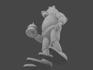 Chica 3D Print Model