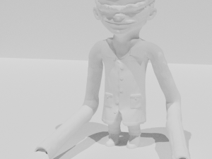 Janitor little nightmares Modèles 3D en vedette