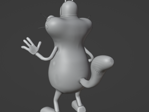 Oggy Modèles 3D en vedette
