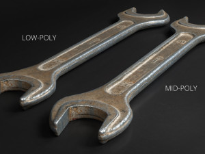 wrench game-ready photoscan 03 Modelo 3D